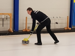 Sweeping for the final (Alexander Eremin - Silver medalist)